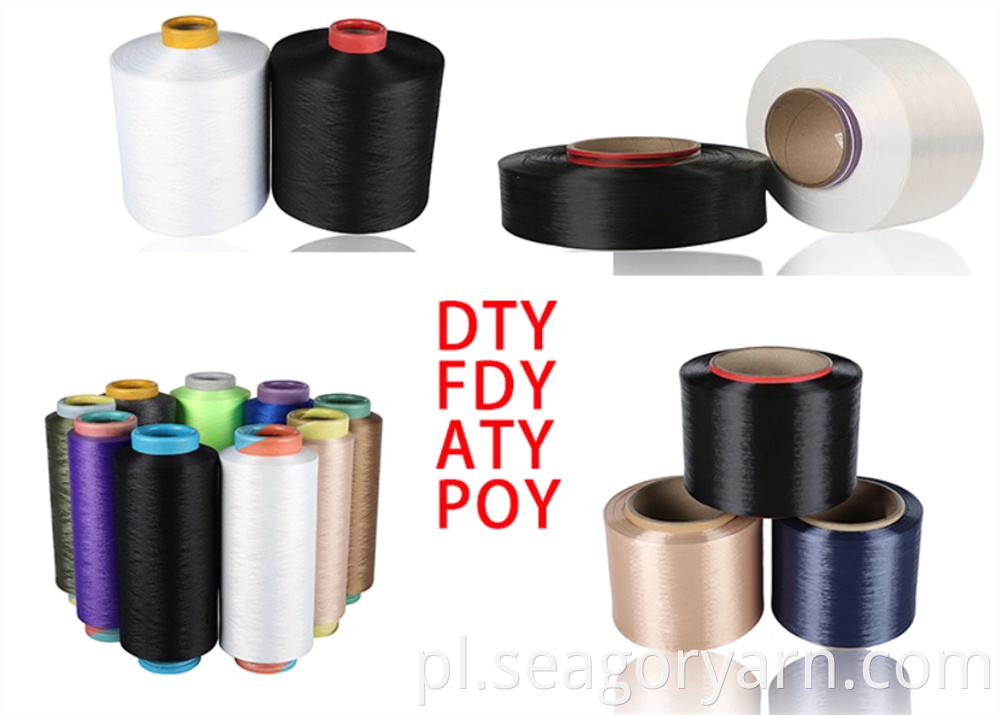continuous polyester filament thread